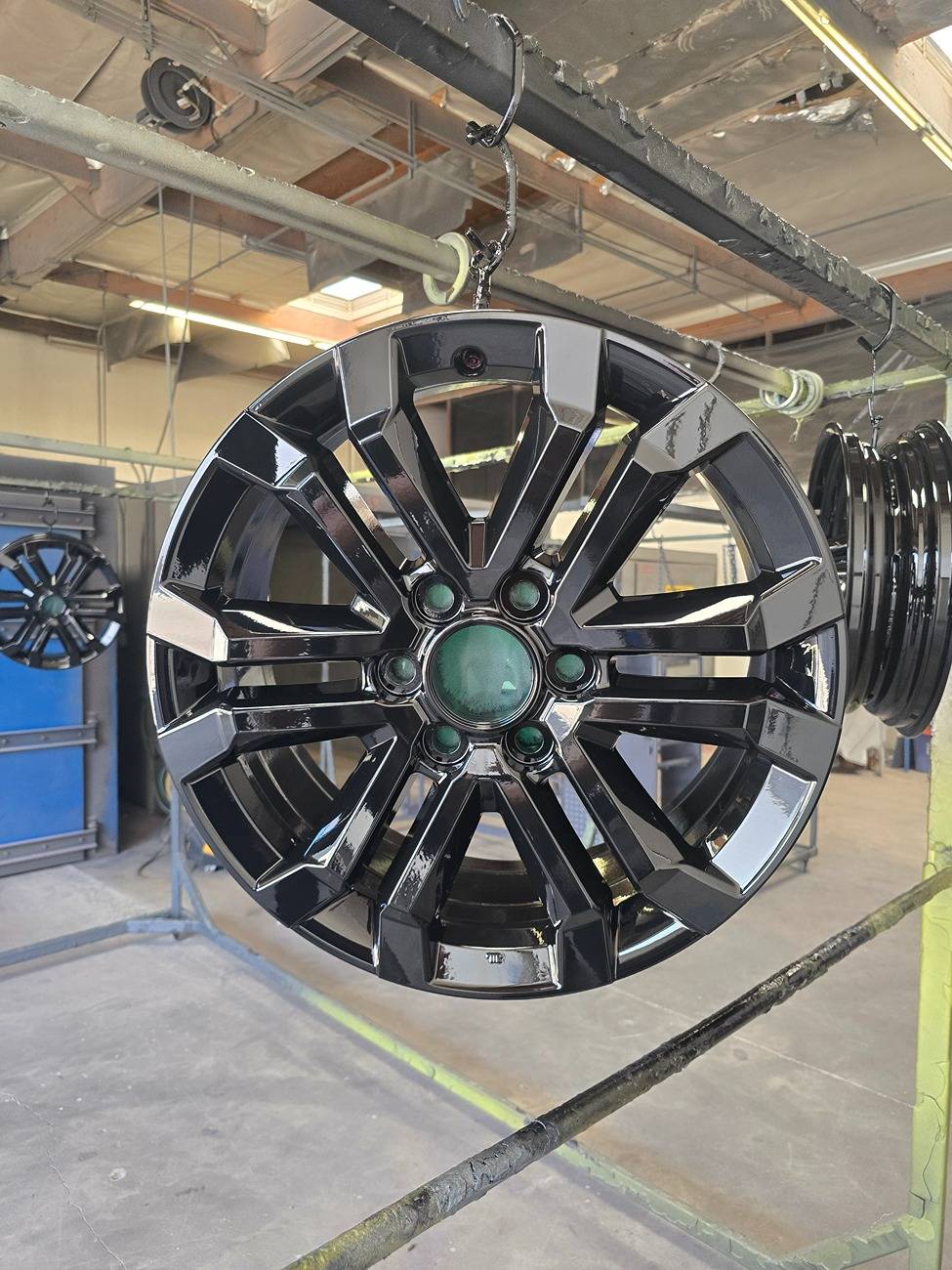 2025 4runner 6th gen Debadged, Dechromed & Powder Coated Wheels Black (Limited) 20250409_162856