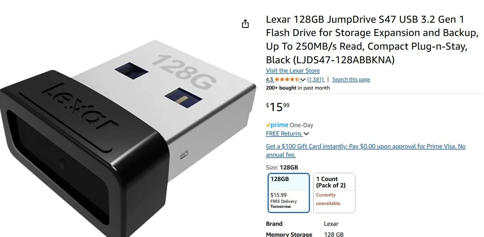 2025 4runner 6th gen Low-profile USB flash drive for music (to plug into side of 14" screen)? Screenshot 2025-04-11 162914