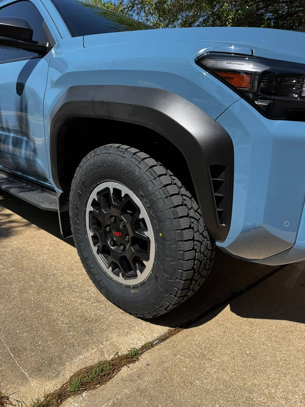 2025 4runner 6th gen Toyo Open Country AT3 265/70/18 (32.65") installed on ORP IMG_8266.JPEG