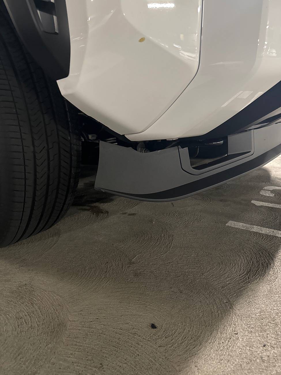 2025 4runner 6th gen Air Dam falling off at highway speeds, 89 miles on odometer image