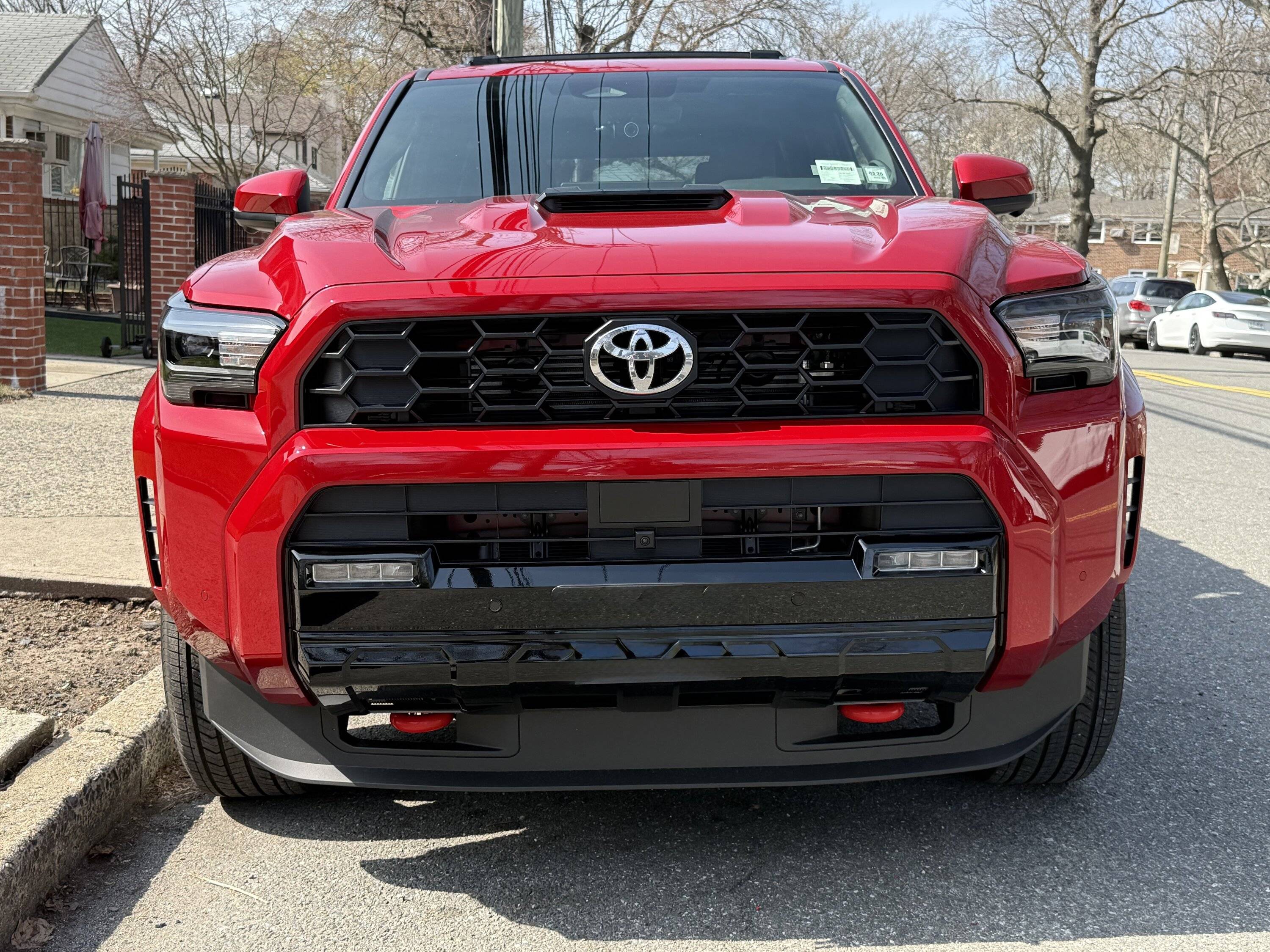 2025 4runner 6th gen A cheap way to have a RED tow hooks IMG_3564