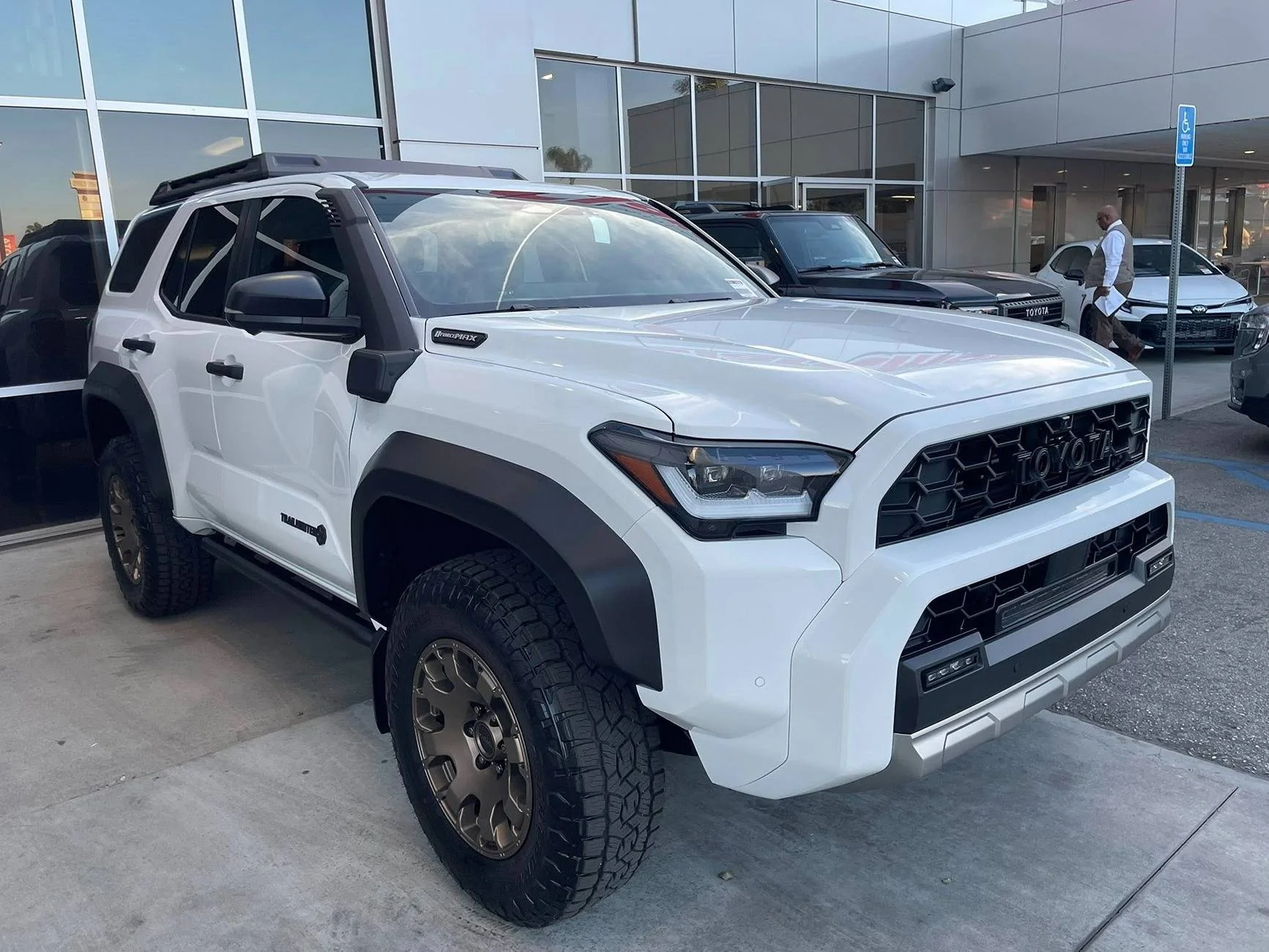 2025 4runner 6th gen ICE CAP WHITE Photos 4Runner 6th Gen (2025+) Ice Cap Trailhunter 4Runner 8