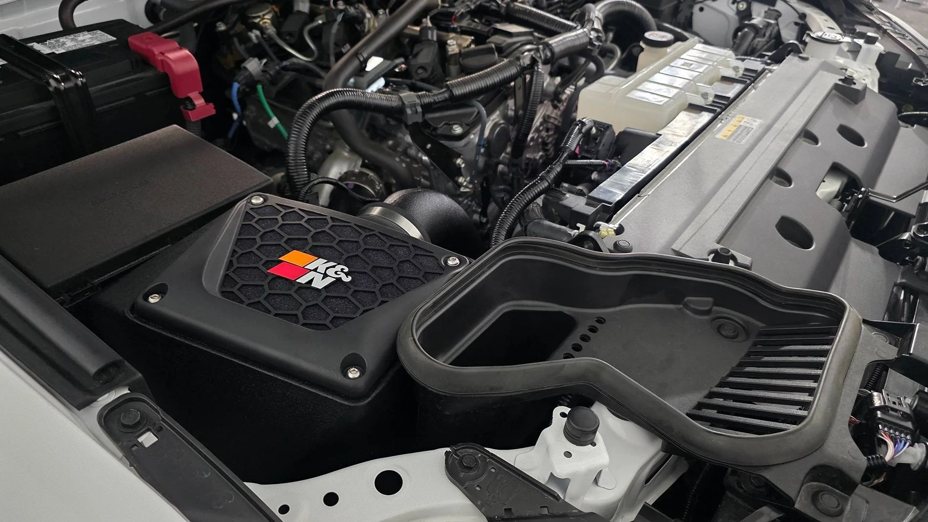 2025 4runner 6th gen K&N Air Intake 63 Series installed review + sound clip video (on non-hybrid gas engine) 20250414_215539-jpg