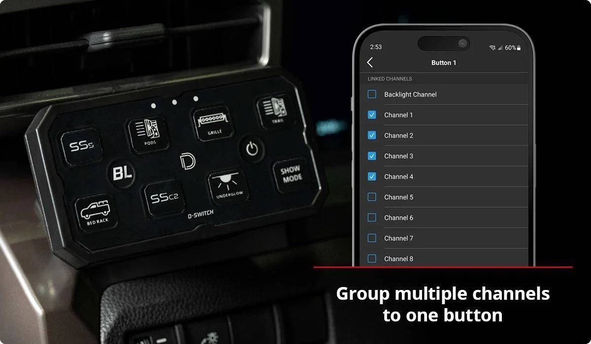 2025 4runner 6th gen D-Switch Bluetooth App—Customize, Combine, and Command Your Setup | Diode Dynamics 9ZiI9y8