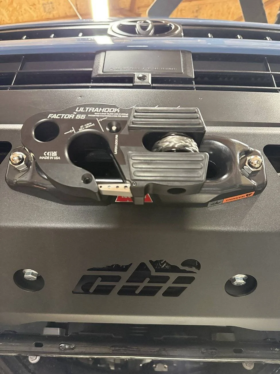 2025 4runner 6th gen Aftermarket Bumper: CBI Covert SS Winch Bumper, WARN Winch, Factor 55, Diode Dynamics installled Aftermarket Bumper CBI Covert SS Warn Winch Bumper installed on 2025 4Runner 6th Gen.jpg2