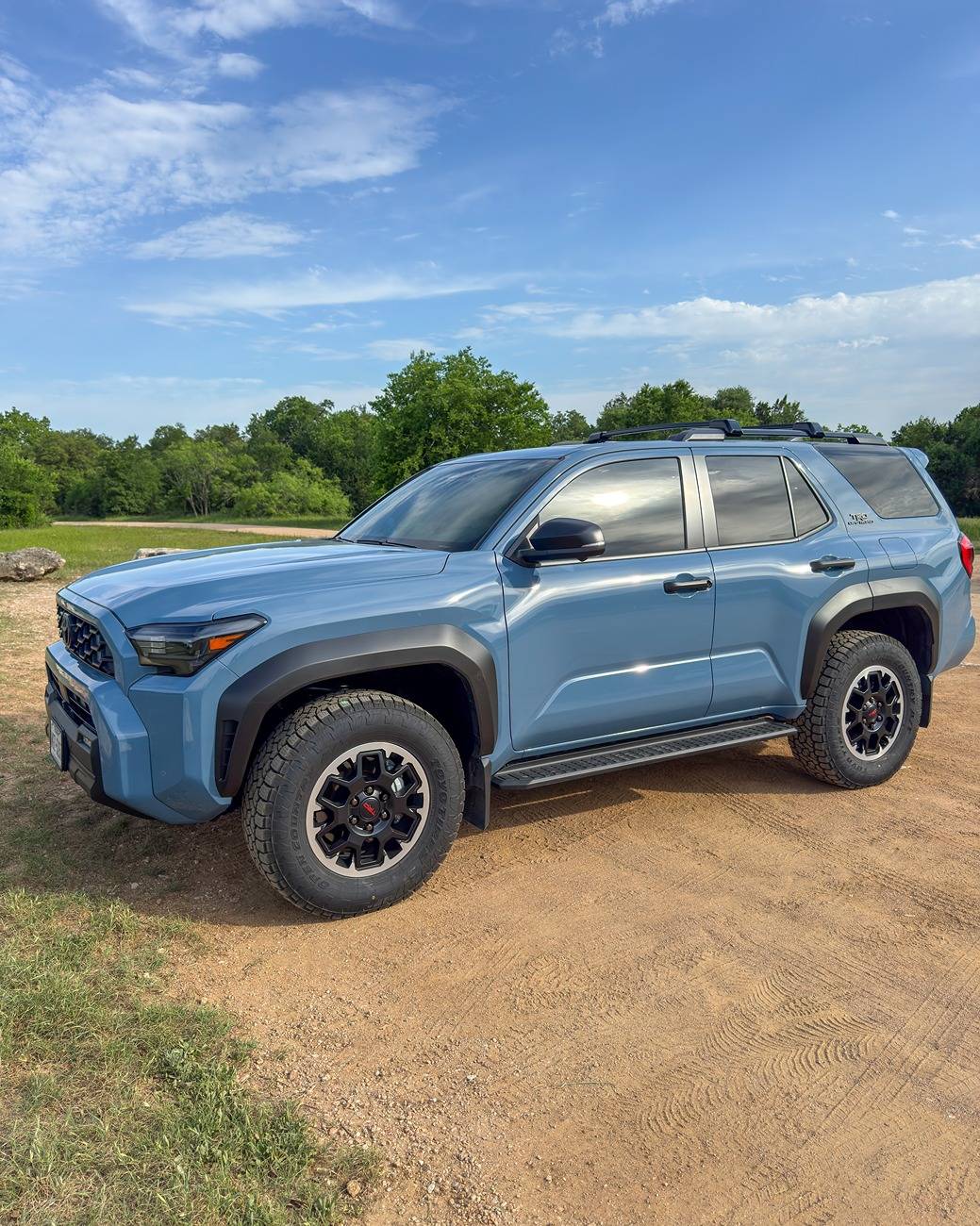 2025 4runner 6th gen Toyo Open Country AT3 265/70/18 (32.65") installed on ORP IMG_8360