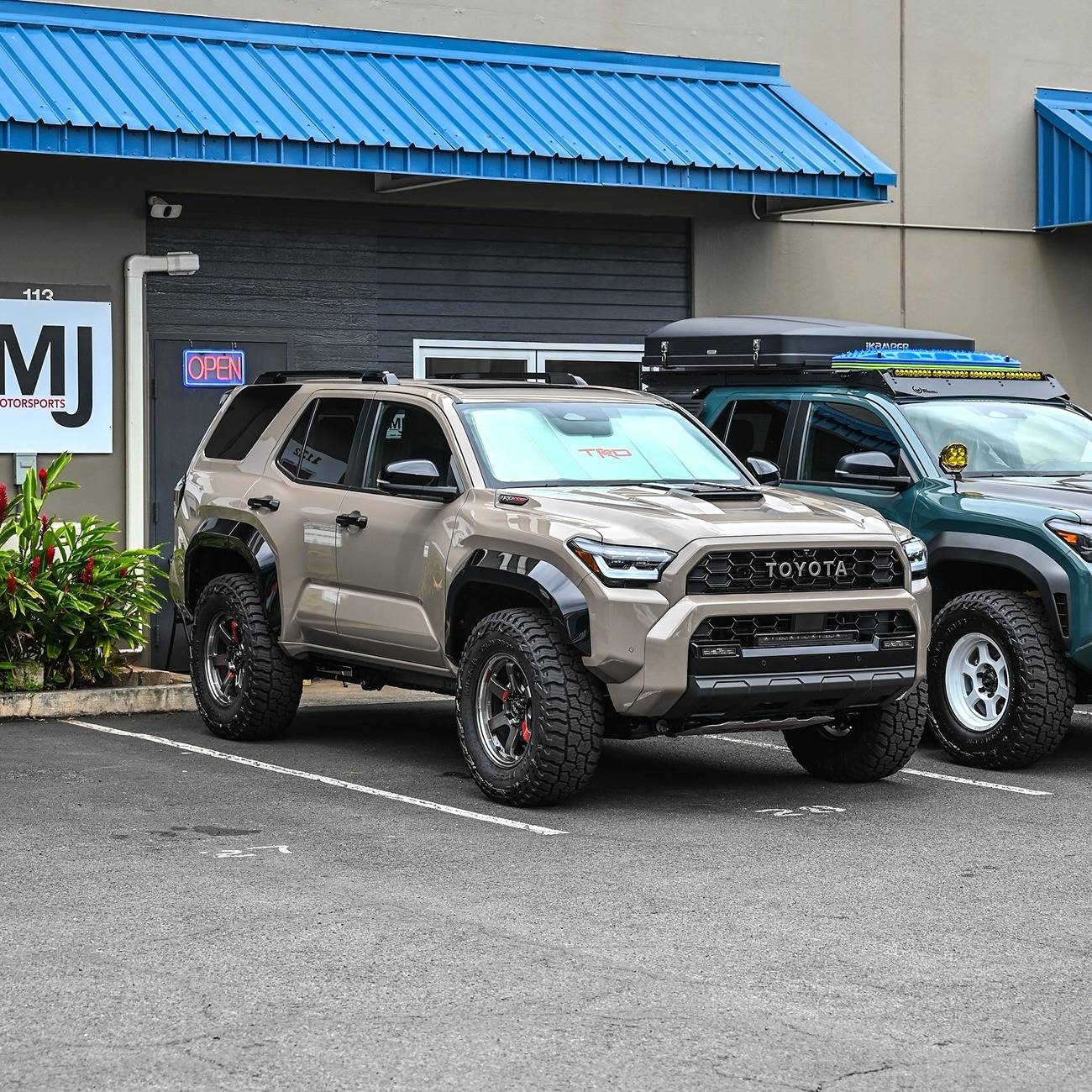 2025 Toyota 4runner Mudbath TRD Pro 2025 4Runner Build: 35's Baja Boss A/T + Rays TE37 +22 Offset 18" Wheels on Stock Suspension 2025 4runner TRD Pro 6th gen build 35%22 tires +22 offset wheels factory stock suspension 3