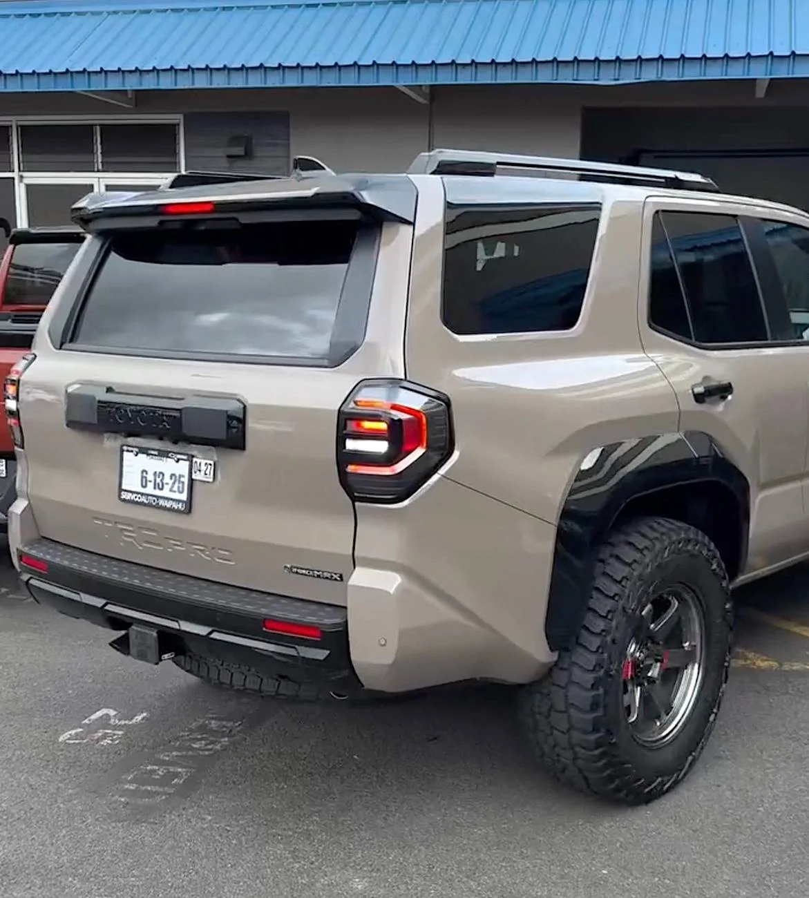 2025 Toyota 4runner Mudbath TRD Pro 2025 4Runner Build: 35's Baja Boss A/T + Rays TE37 +22 Offset 18" Wheels on Stock Suspension 2025 4runner TRD Pro 6th gen build 35%22 tires +22 offset wheels factory stock suspension2