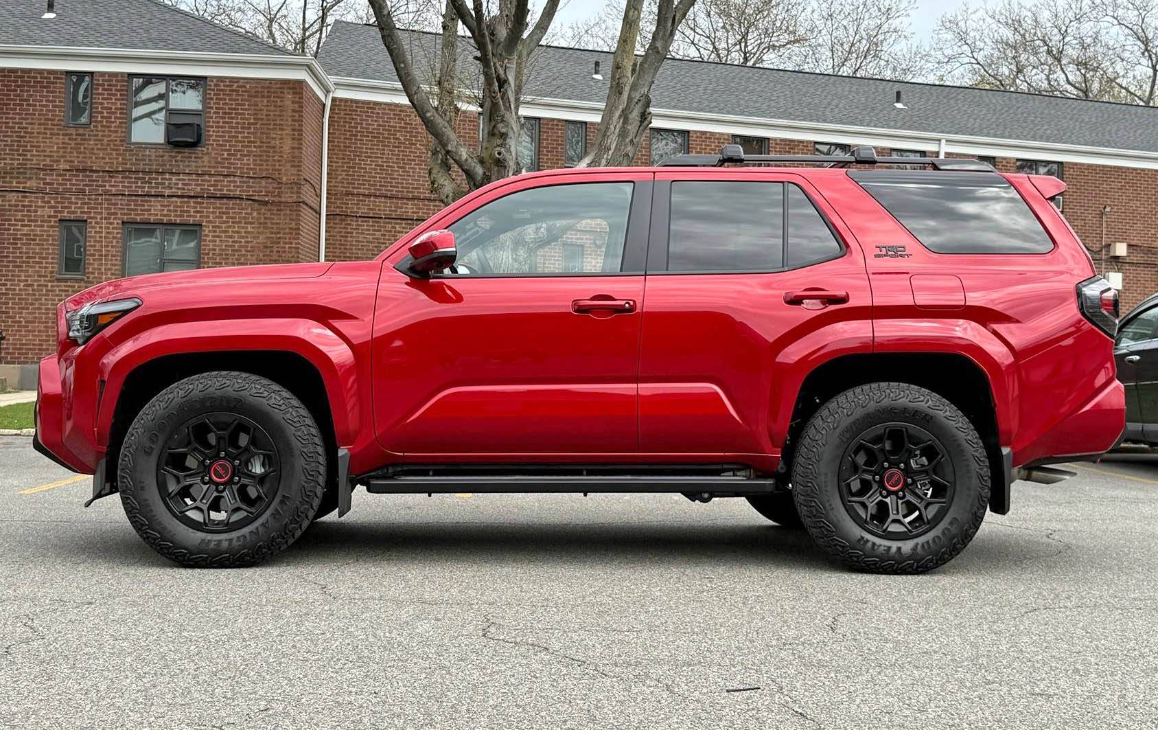 2025 Toyota 4runner SUPERSONIC RED Photos 4Runner 6th Gen (2025+) 2025 4Runner TRD Sport 6th Gen TRD Pro wheels + 265:70:18 tires