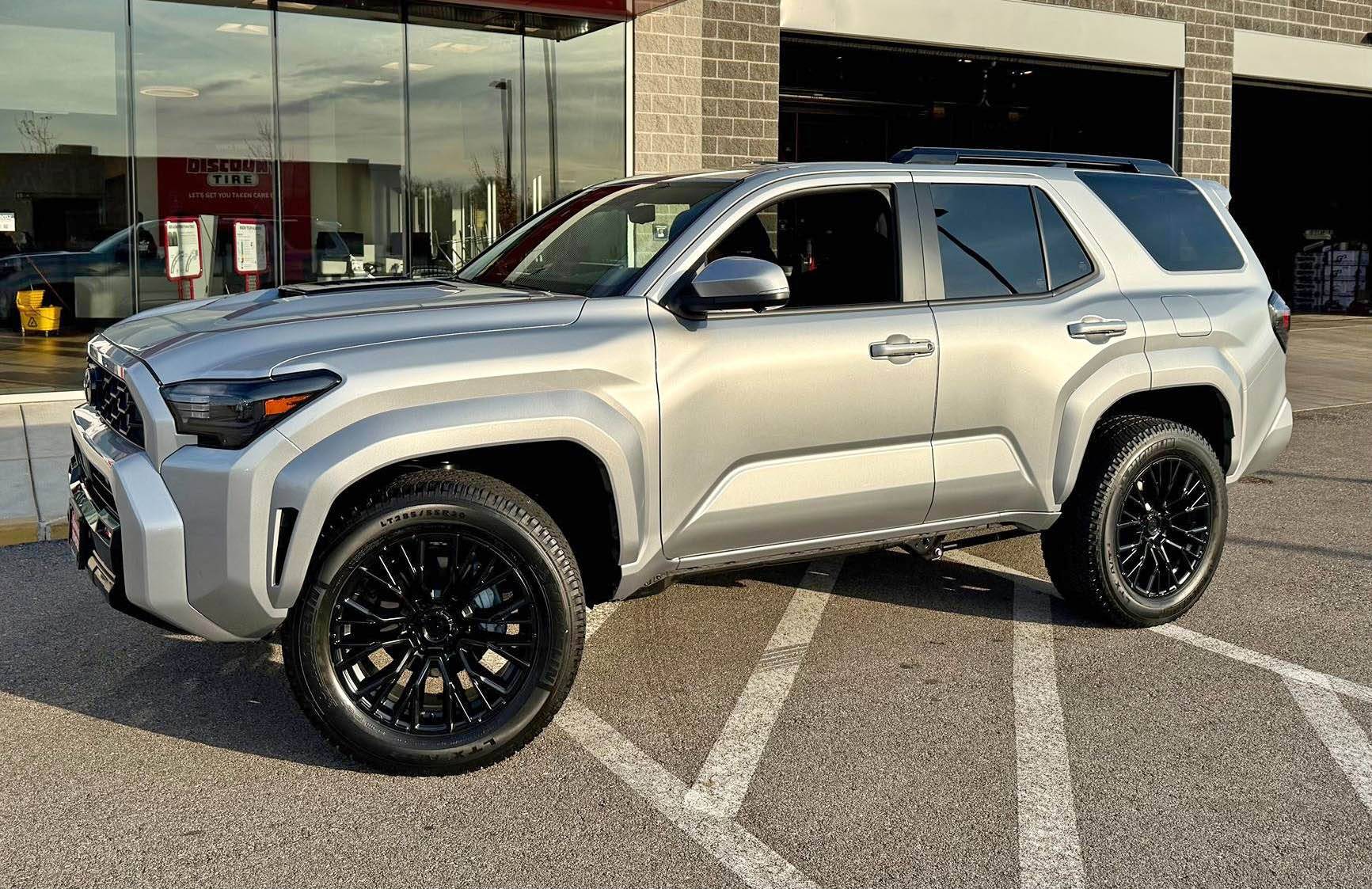 2025 Toyota 4runner CUTTING EDGE (Silver) Photos 4Runner 6th Gen (2025+) 285:55R20 Michelin LTX A:T2 with Fuel Rebar Wheels - ReadyLift 1.5%22 Leveling Kit 3