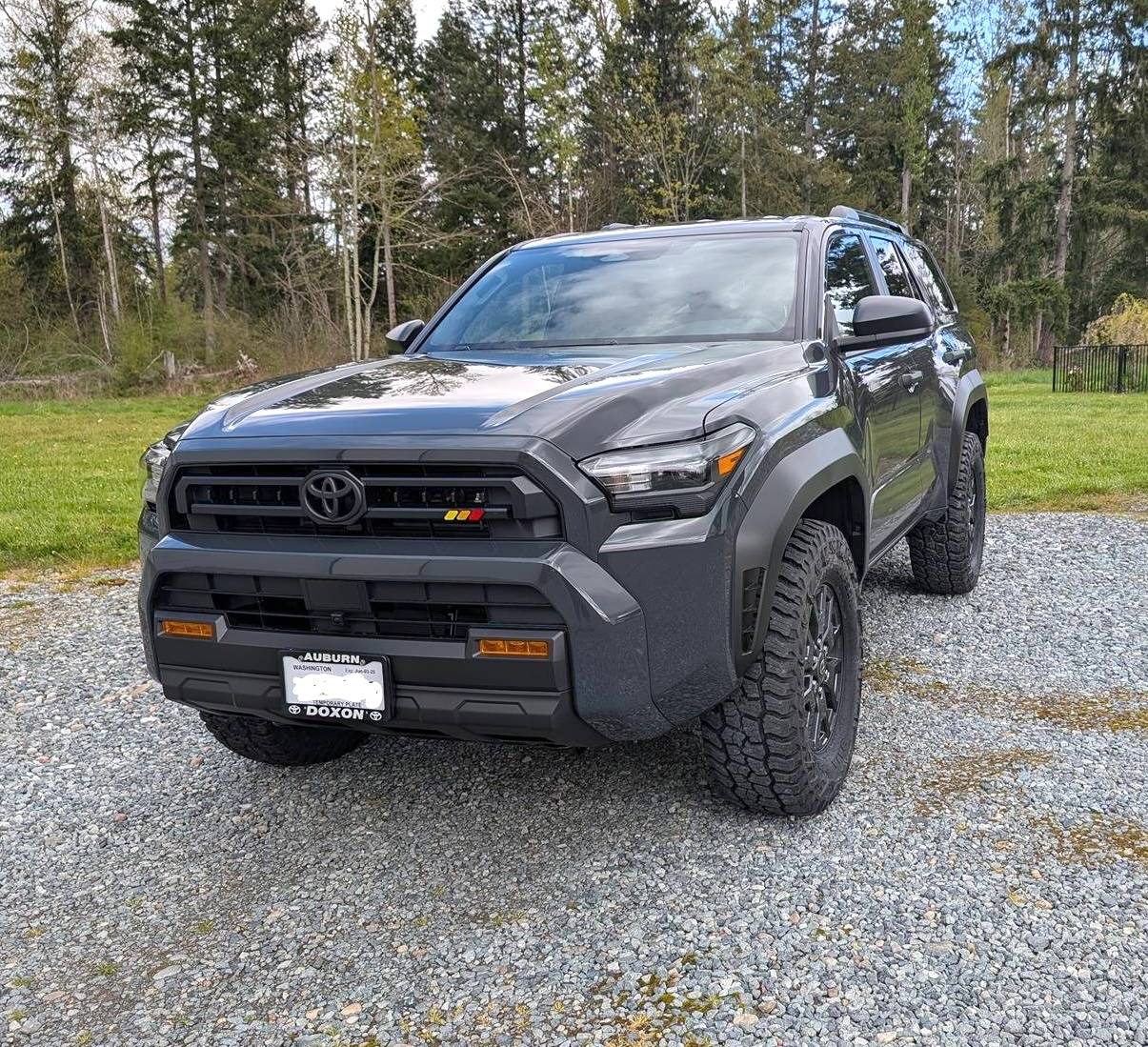 2025 4runner 6th gen 285/70R17 Baja Boss A/T tires on stock SR5 wheels, no rub 285:70R17 Baja Boss A:T tires on stock SR5 wheels, no rubbin