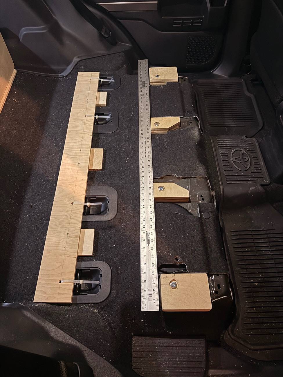 2025 4runner 6th gen Rear seat delete with platform & storage drawers DIY project (non-hybrid ORP 2025 6th Gen) IMG_8253