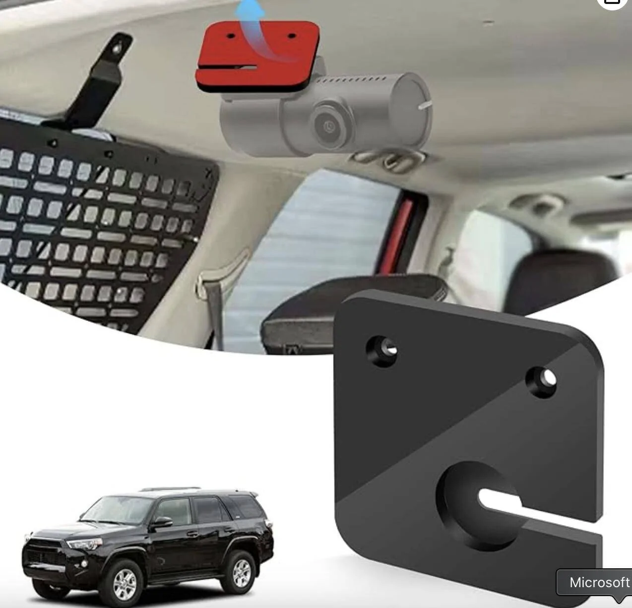 2025 4runner 6th gen Rear Dashcam Mount - Bracket for Old 4Runner Screenshot 2025-04-23 at 1.36.57 PM