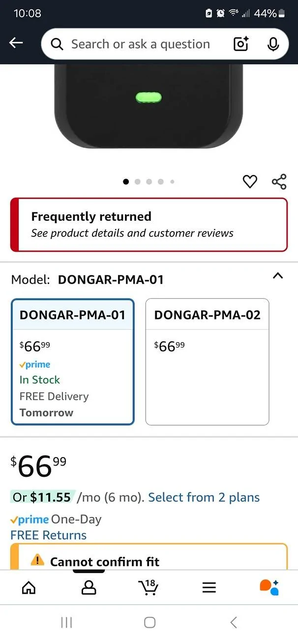 2025 4runner 6th gen Dongar Technologies - 6th Gen Dashcam Power Options Now Live! Screenshot_20250423_220826_Amazon Shopping