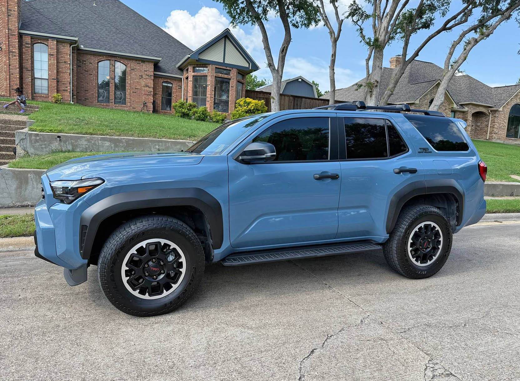 2025 Toyota 4runner ORP w/ Westcott 2.5” (front lift) and .75” (rear lift) installed on Stock wheels/tires stock-or
