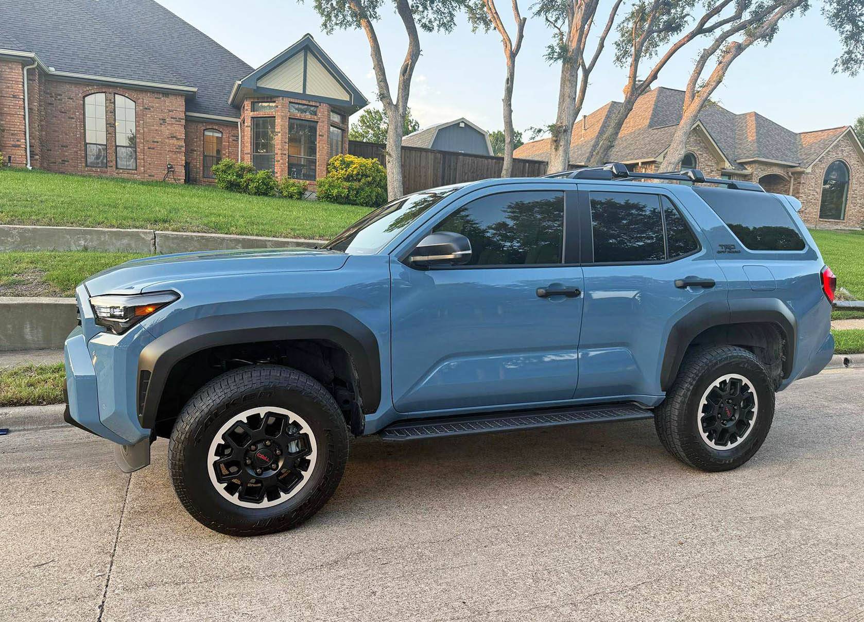 2025 Toyota 4runner ORP w/ Westcott 2.5” (front lift) and .75” (rear lift) installed on Stock wheels/tires ORP w: Westcott Designs 2.50” (front lift) and .75” (rear lift) Installed on Stock wheels:tires