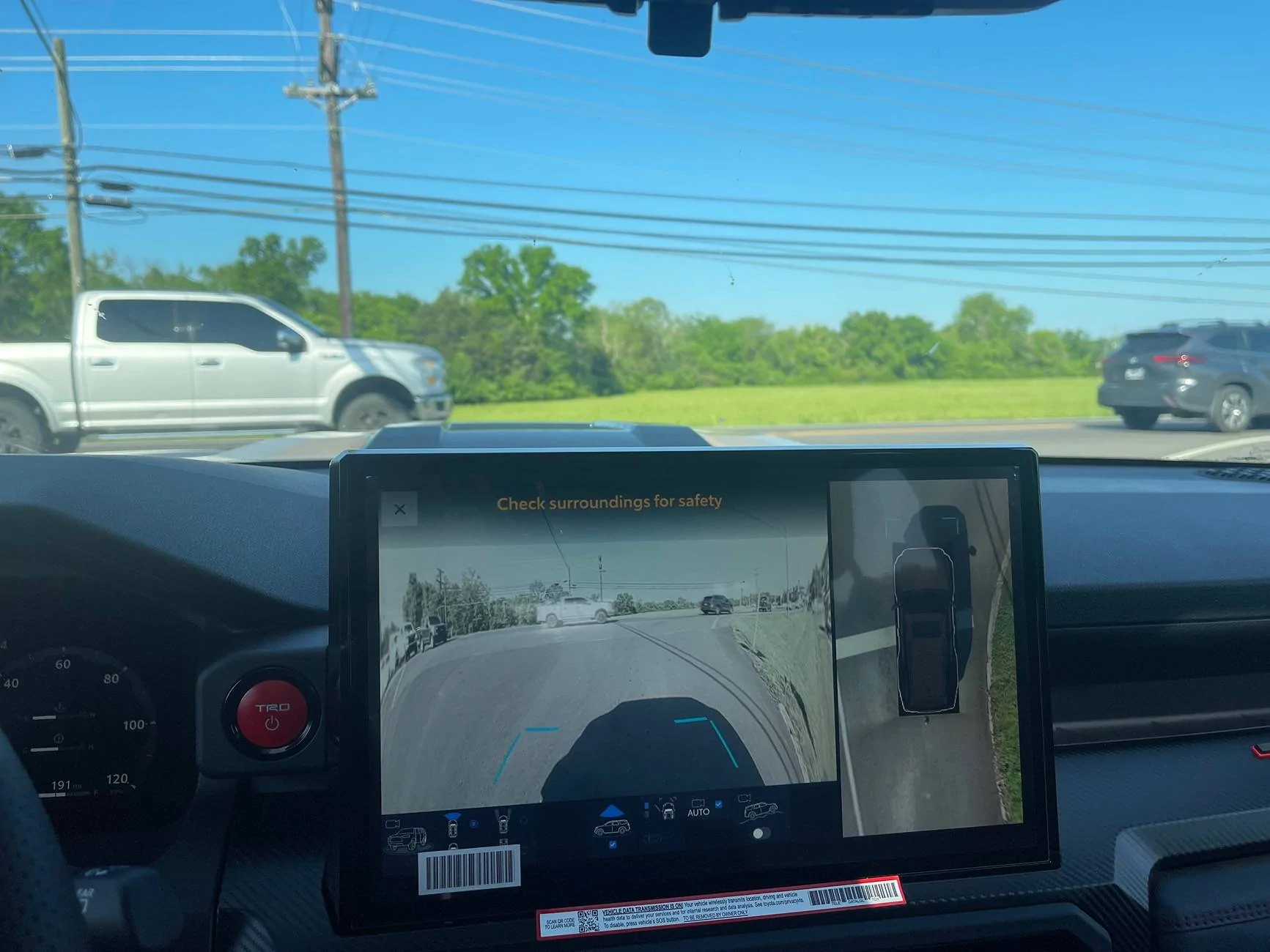 2025 4runner 6th gen 4RUNNER TRD PRO Front and back camera faded quality colors IMG_1957