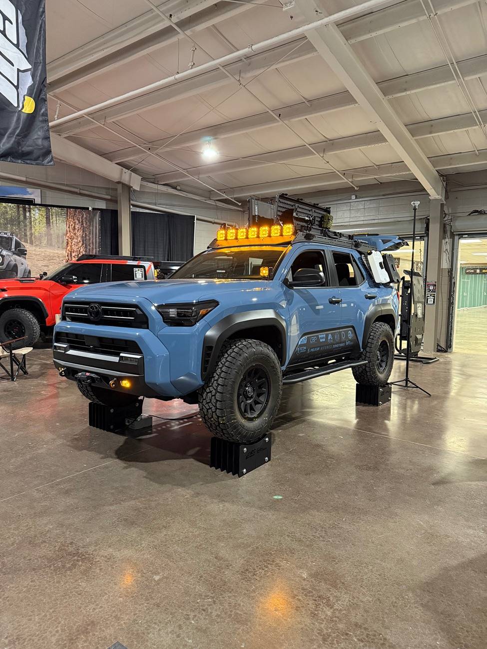 2025 4runner 6th gen Heritage Blue 4Runner full build begins IMG_8097