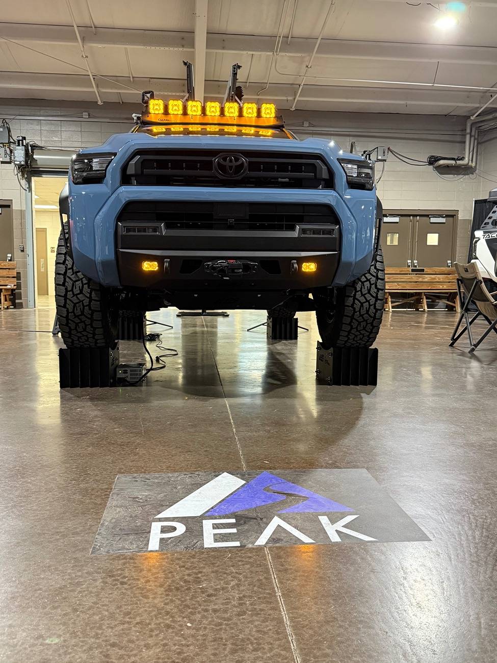 2025 4runner 6th gen Heritage Blue 4Runner full build begins IMG_8105