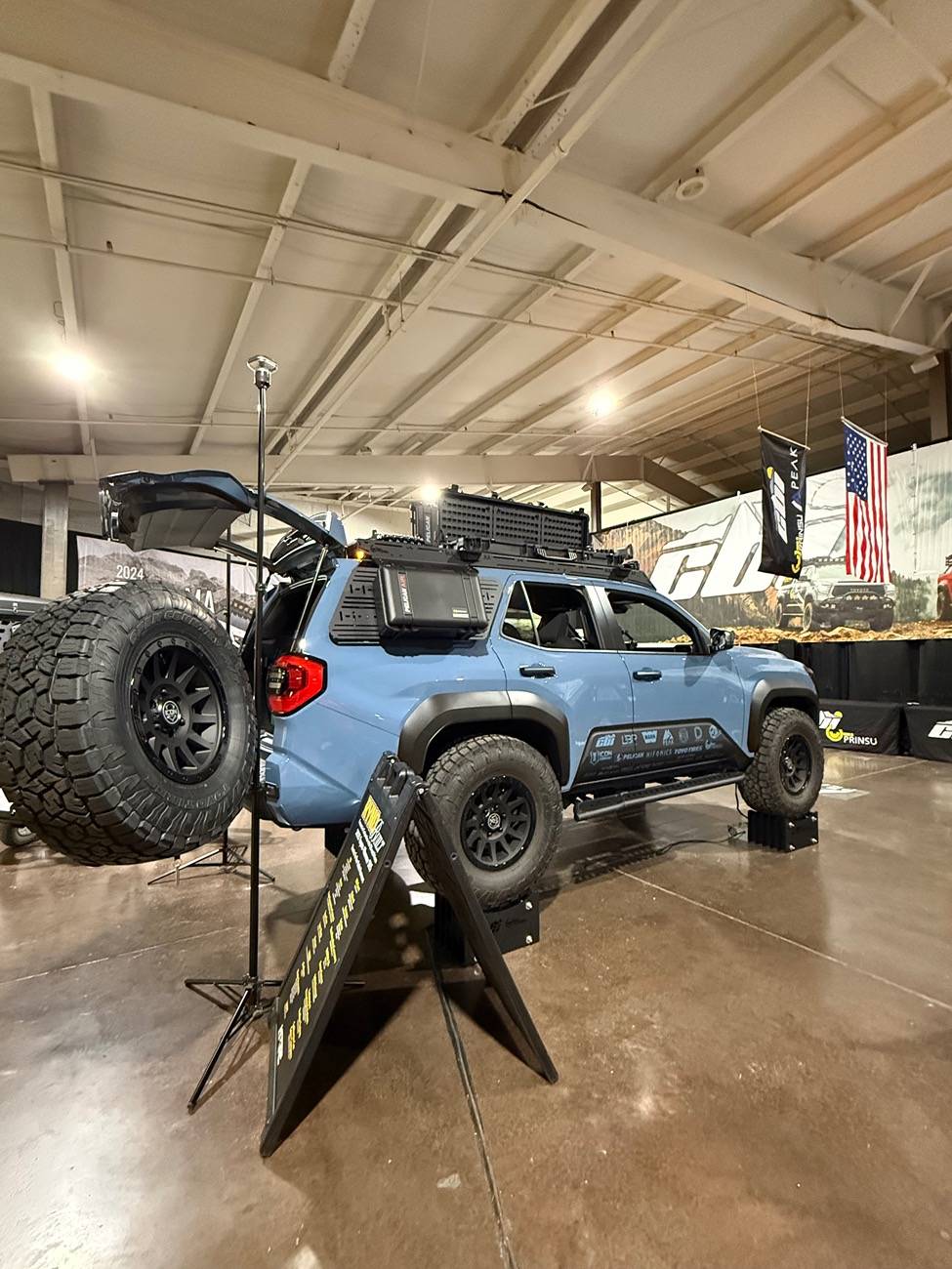 2025 4runner 6th gen Heritage Blue 4Runner full build begins IMG_8089