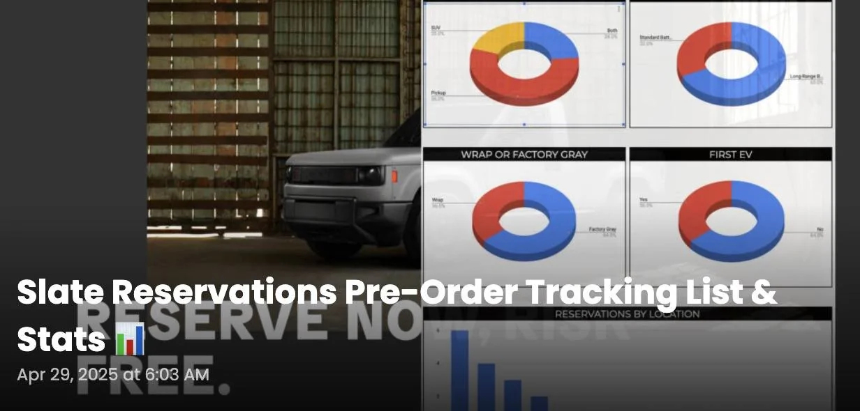 2025 4runner 6th gen SLATE Truck revealed as modular SUV & pickup. Priced under $20K after incentive slatereservations