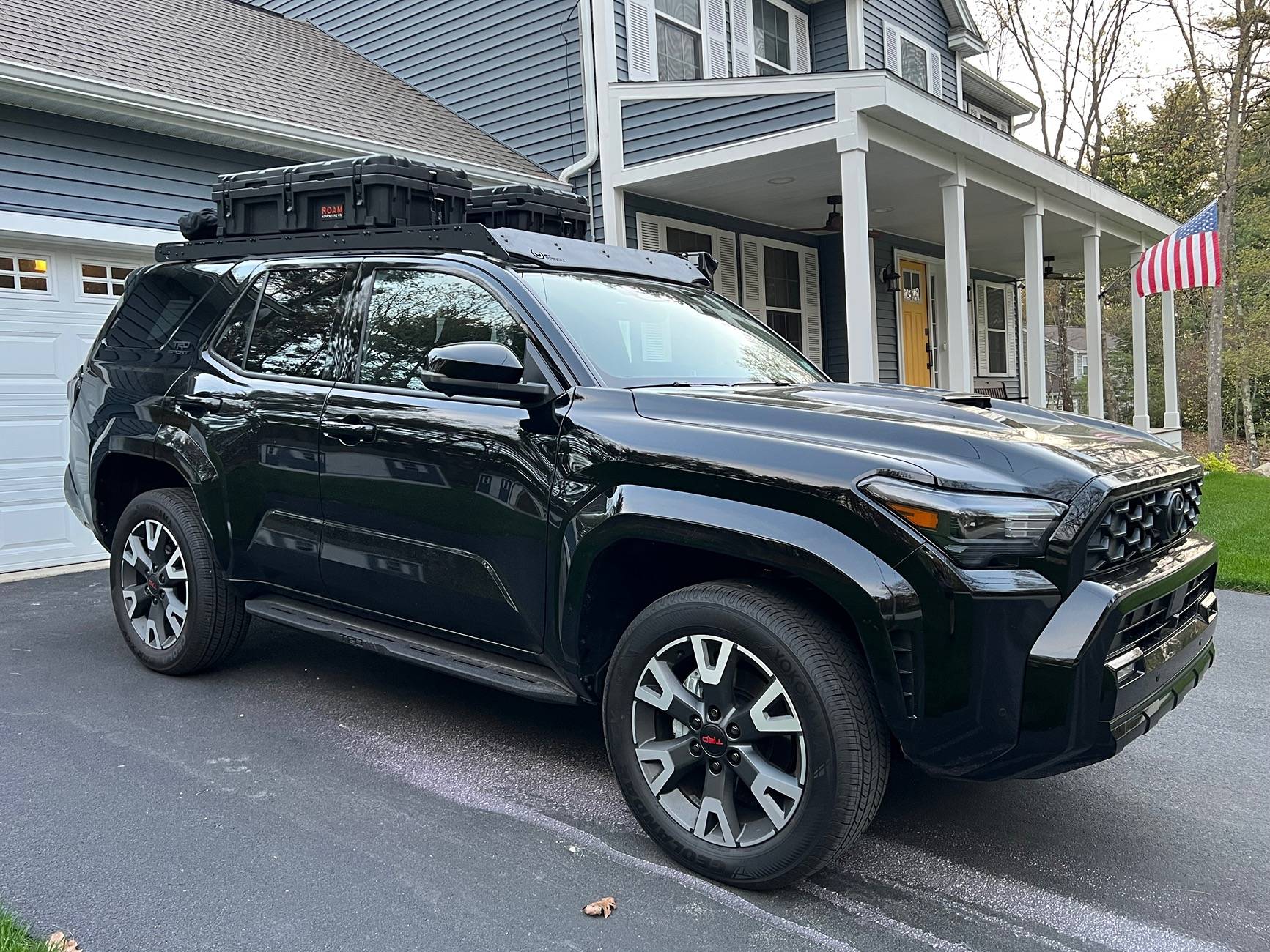 2025 Toyota 4runner Mods installed: TRD side steps running boards, TRD red tow hooks, Prinsu Roof Rack.... more to come IMG_5462