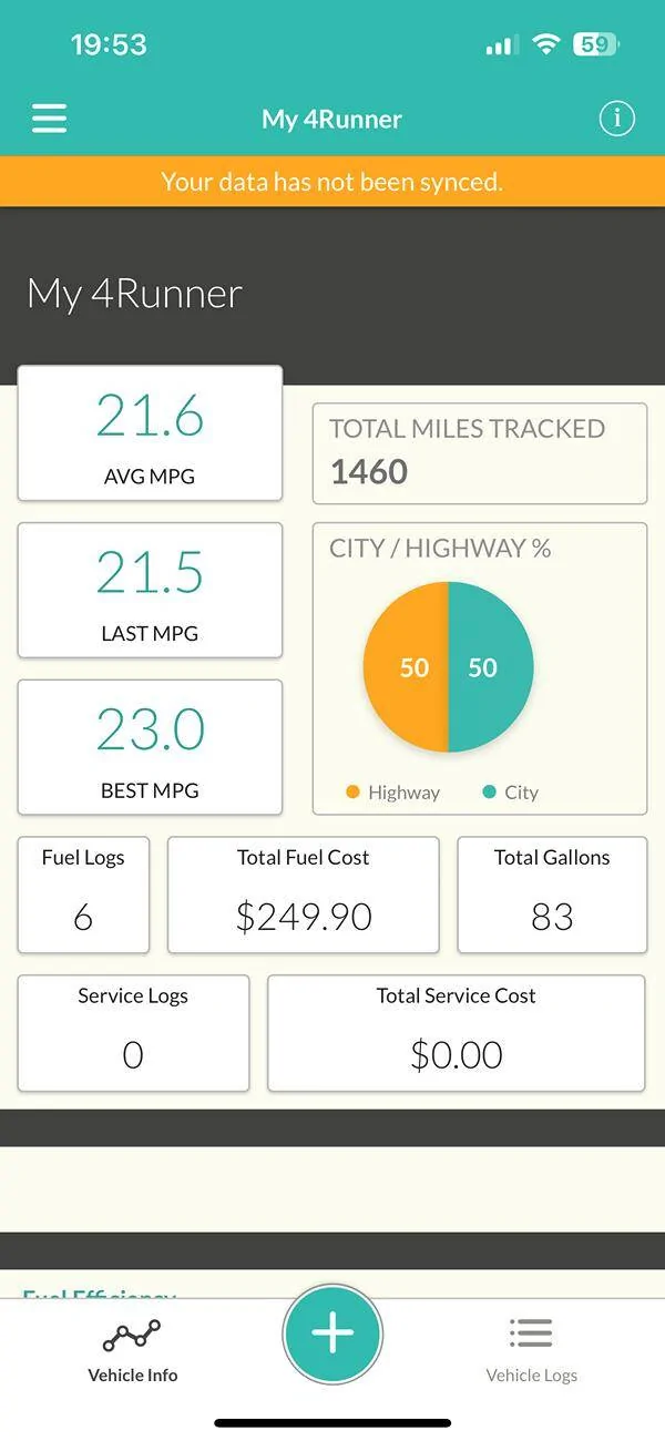 2025 4runner 6th gen Real World MPG by Owners (gas non-hybrid 4Runner) - Post Yours ⛽️ IMG_3042