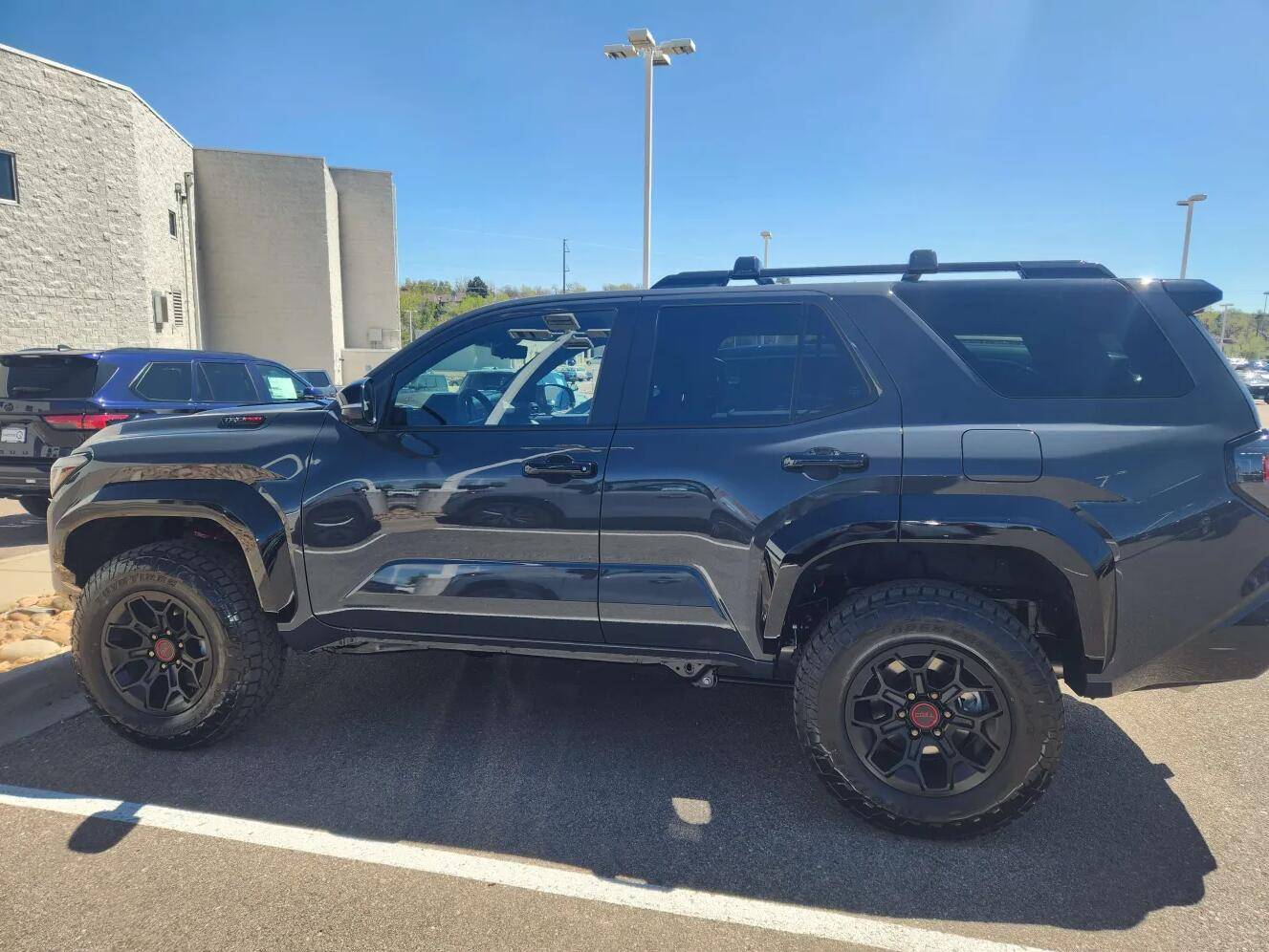 2025 Toyota 4runner Black Exhaust Tip Installed on TRD Pro 1746330863427-n