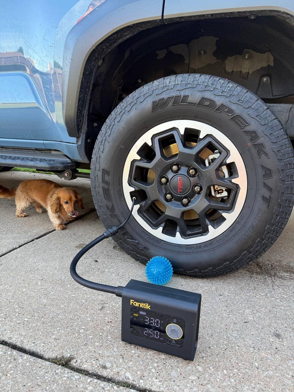 2025 4runner 6th gen Fanttik S300 Cross air pump review IMG_0468