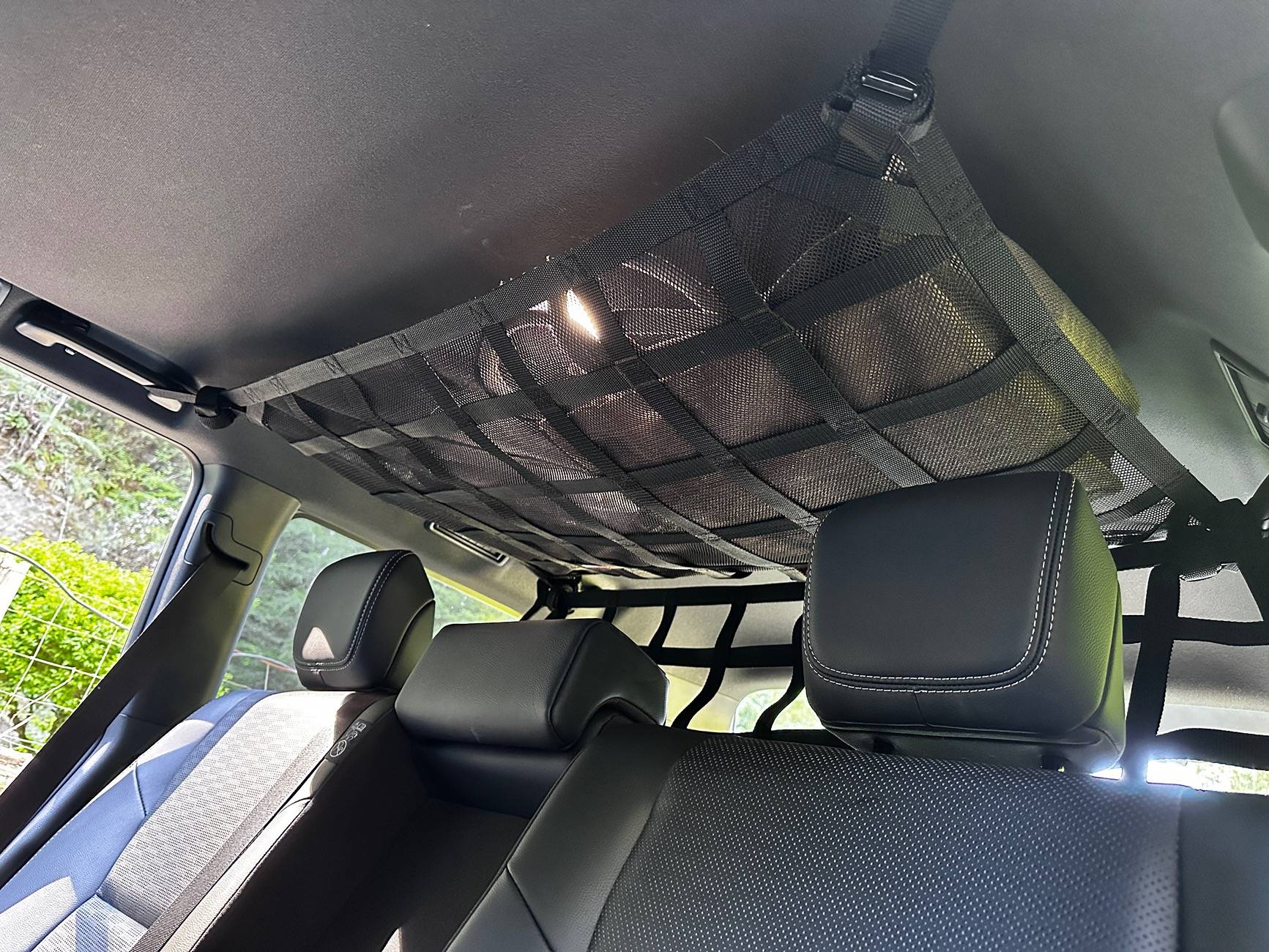 2025 4runner 6th gen Attic Ceiling Cargo Net install for 6th gen 2025+ 4Runner IMG_9768