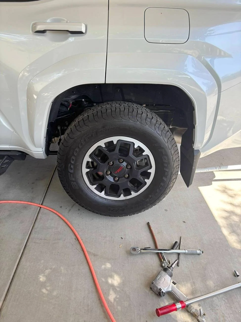 2025 4runner 6th gen TRD Off-Road wheels and 1" spacers installed on TRD Sport TRD Off-Road wheels and 1%22 spacers installed on TRD Sport 2