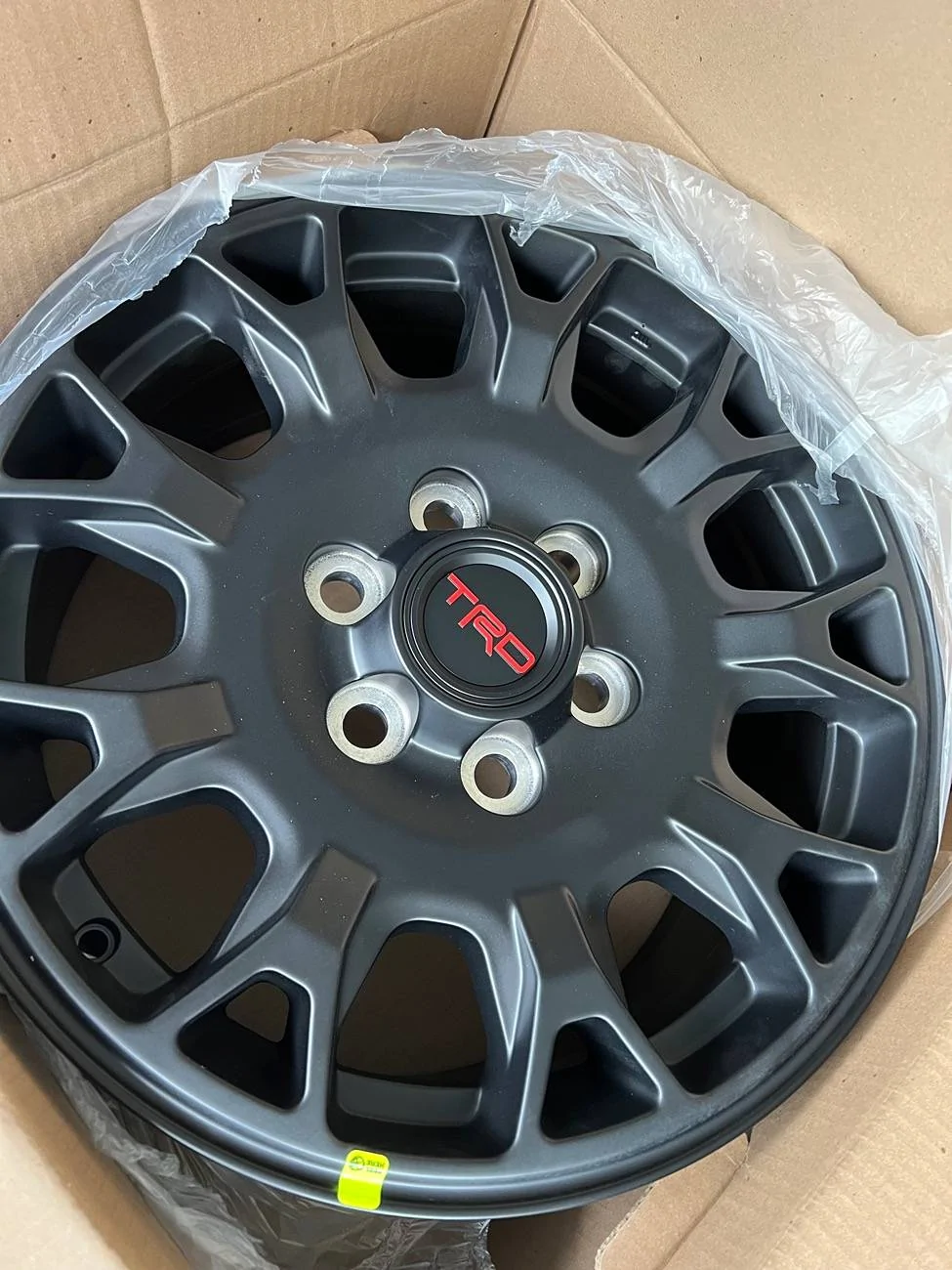 2025 4runner 6th gen TRD Off-Road wheels and 1" spacers installed on TRD Sport IMG_5528