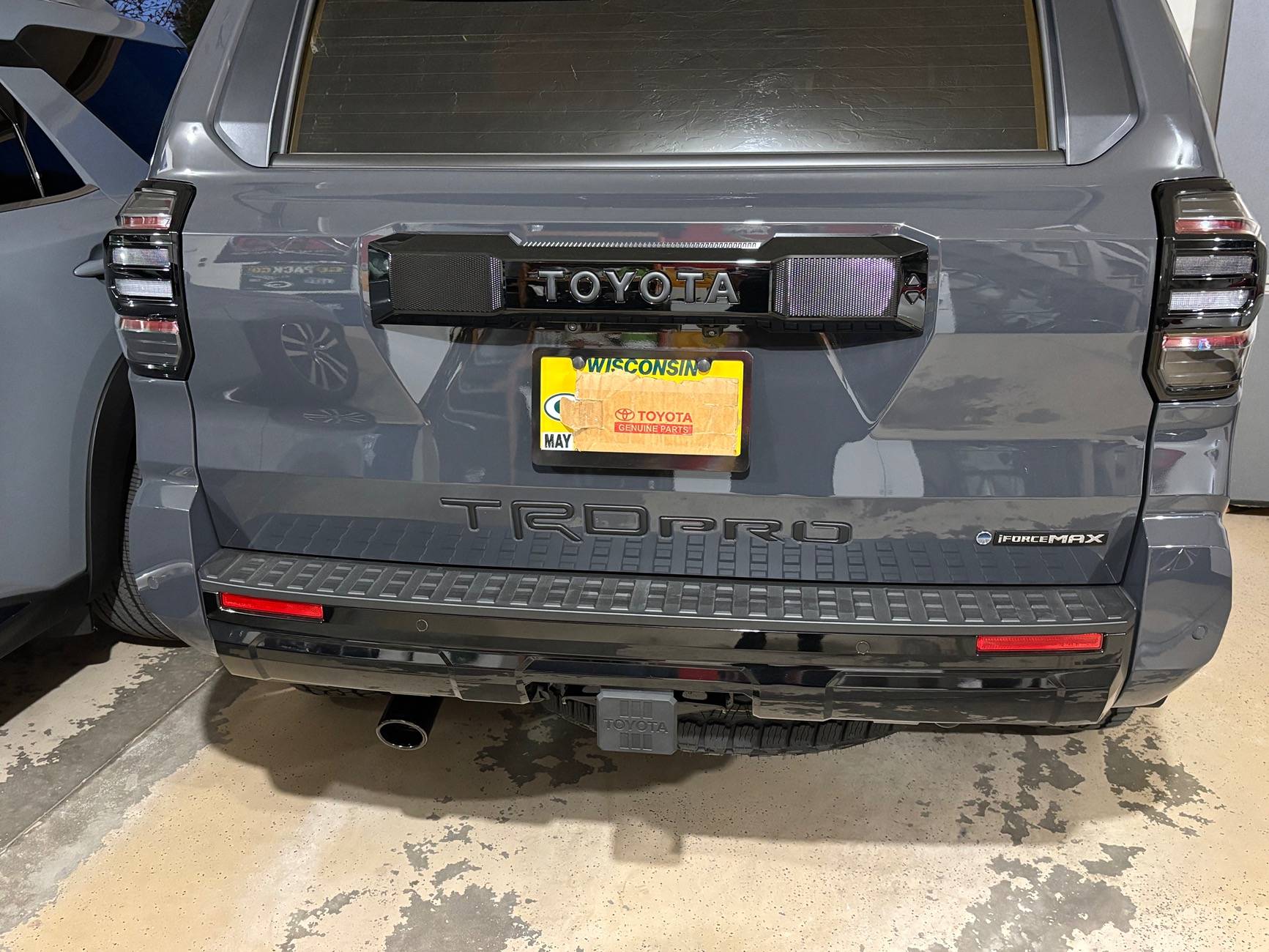 2025 Toyota 4runner Black Exhaust Tip Installed on TRD Pro IMG_9131