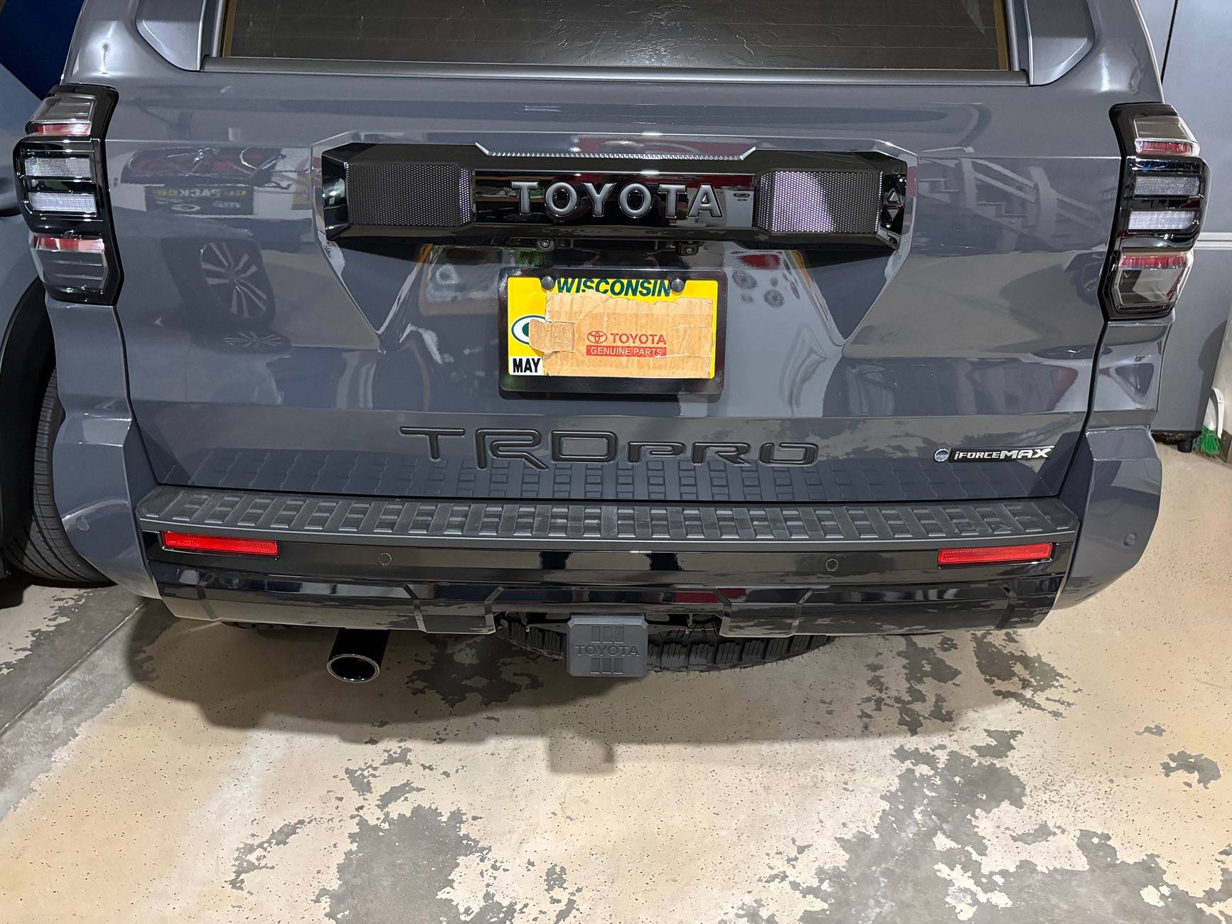 2025 Toyota 4runner Black Exhaust Tip Installed on TRD Pro IMG_9127