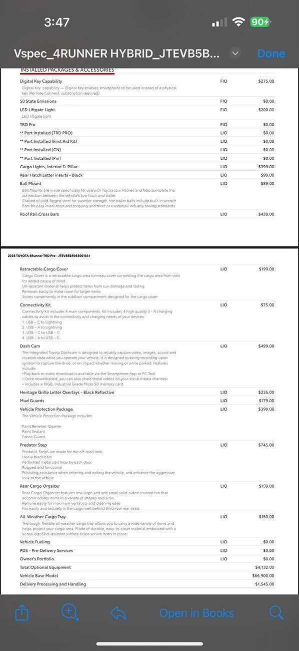 2025 4runner 6th gen 4RUNNER TRD PRO DAY! IMG_0524