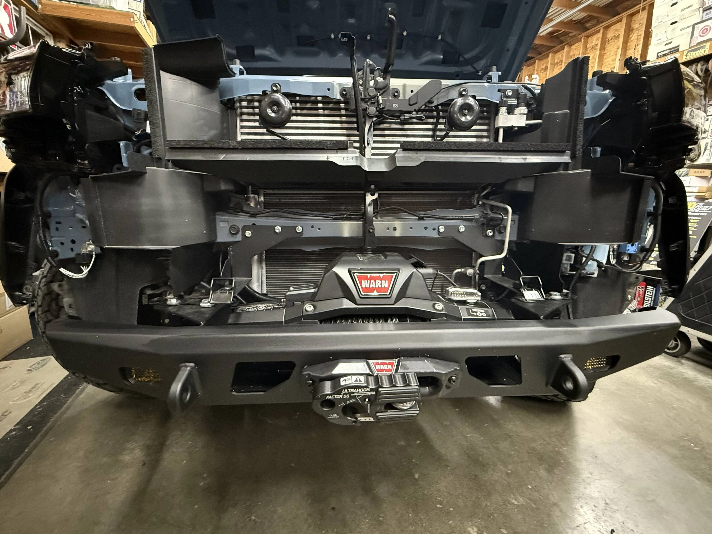 2025 Toyota 4runner Alpharex Nova Headlights installed, with lights ON photos IMG_8364