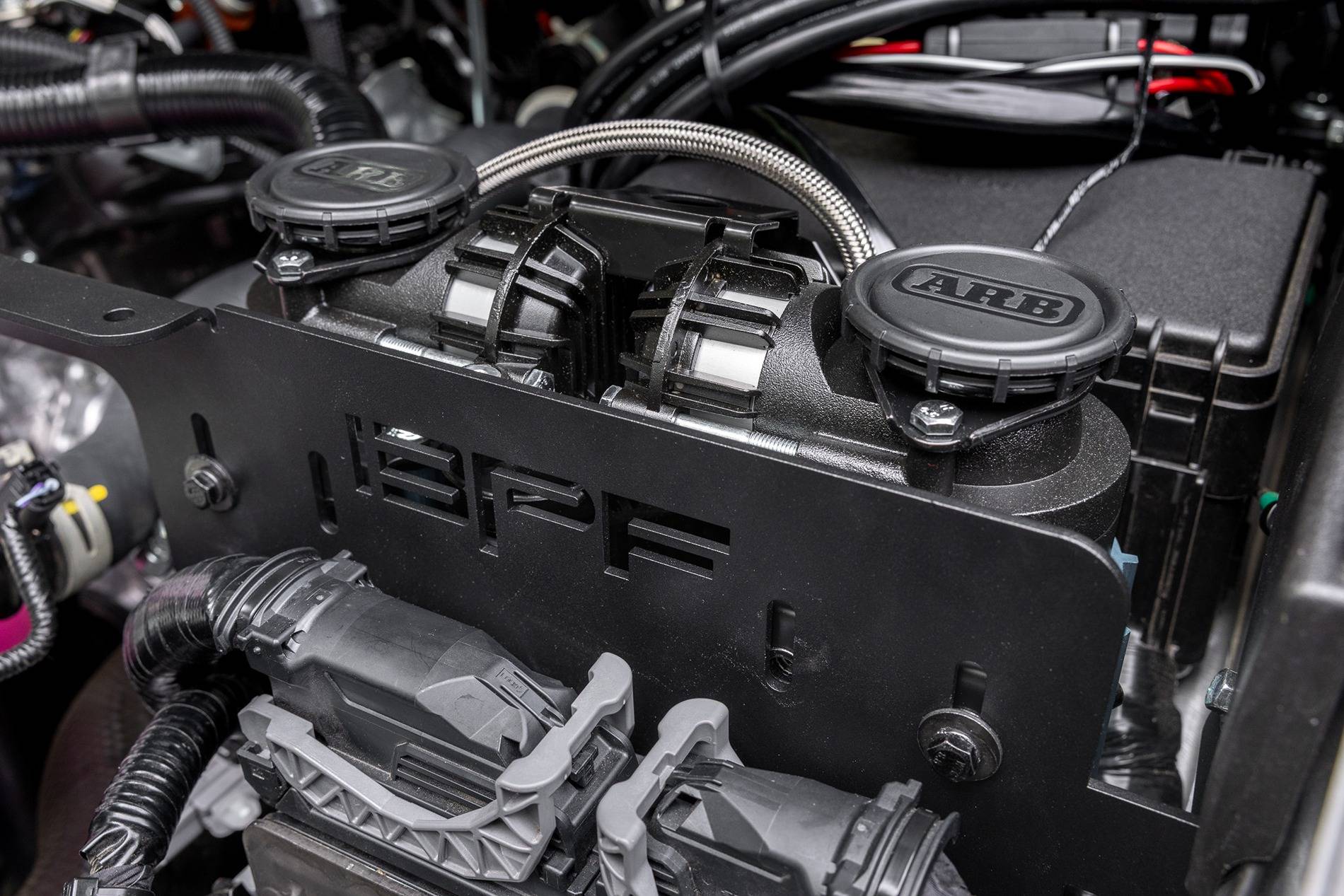2025 Toyota 4runner Installed ARB Twin Motor Air Compressor using BPF Mounting Bracket _W0A4807-Edit