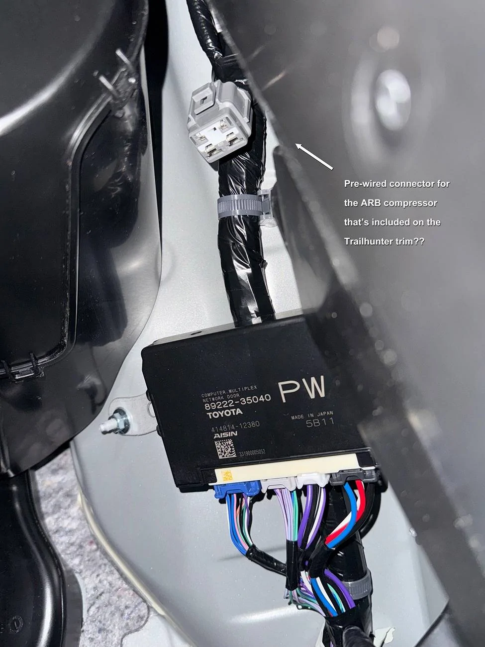 2025 4runner 6th gen ARB Air compressor interior mounting IMG_9985