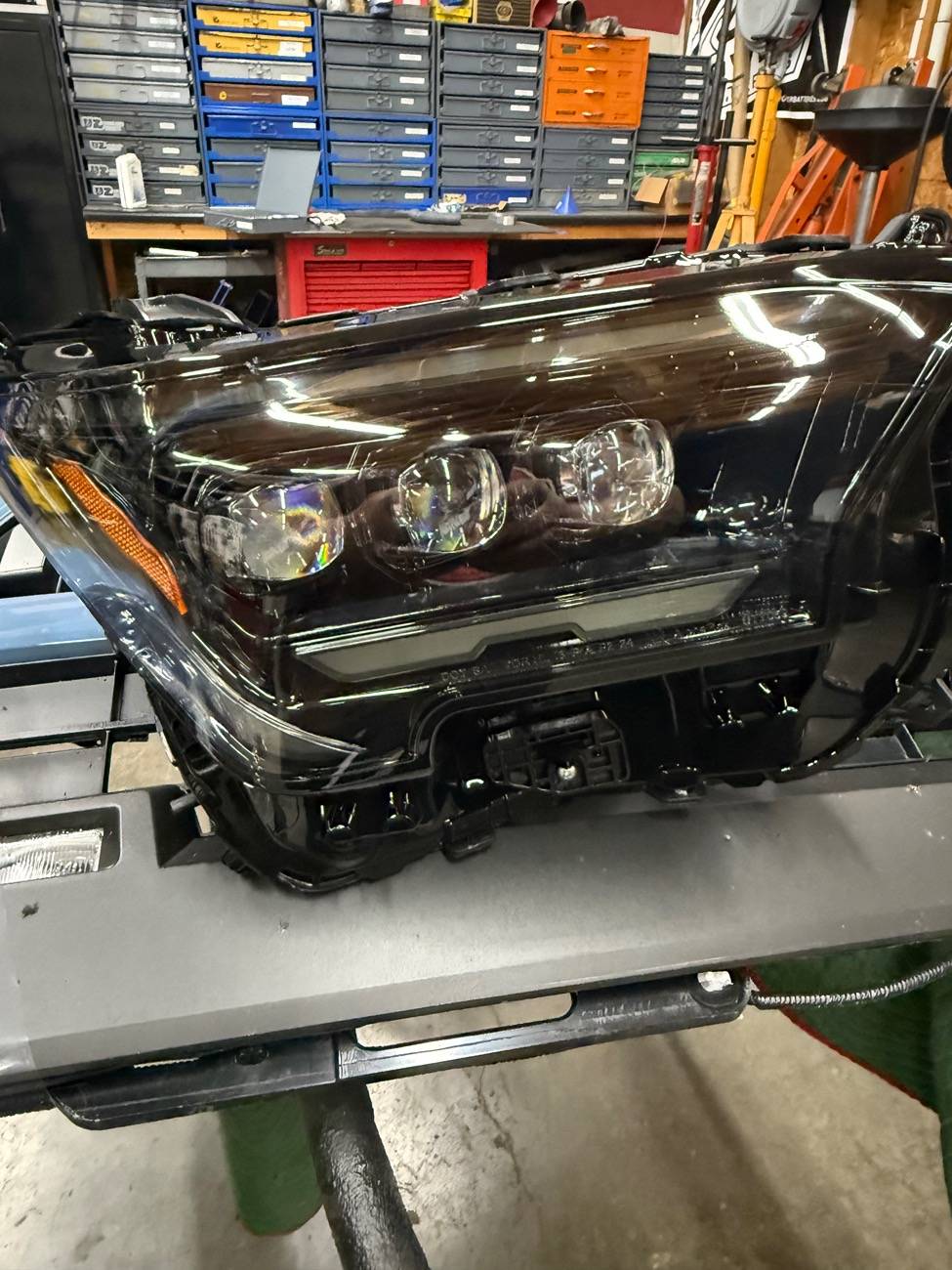 2025 4runner 6th gen Heritage Blue 4Runner full build begins IMG_8359