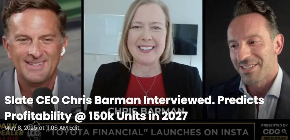 2025 4runner 6th gen SLATE Truck revealed as modular SUV & pickup. Priced under $20K after incentive slate-auto-ceo-chris-barman-interview-jpg-jpg