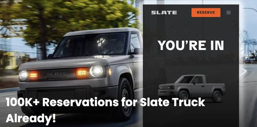 2025 4runner 6th gen SLATE Truck revealed as modular SUV & pickup. Priced under $20K after incentive 100kreservationsslatetruck-jpg