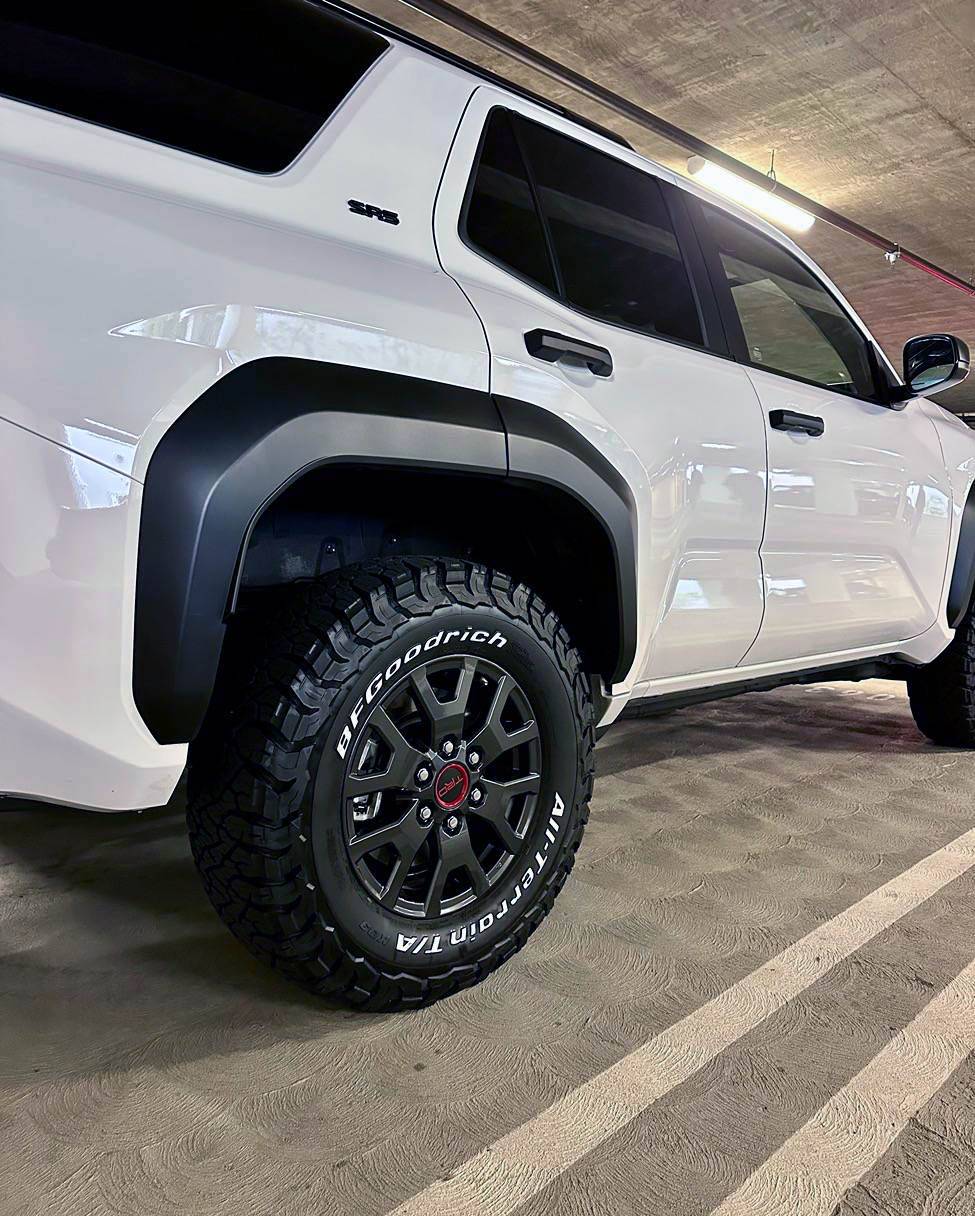 2025 Toyota 4runner BF Goodrich KO3 (265/70R17) w/ raised white letters installed on my SR5 IMG_7151