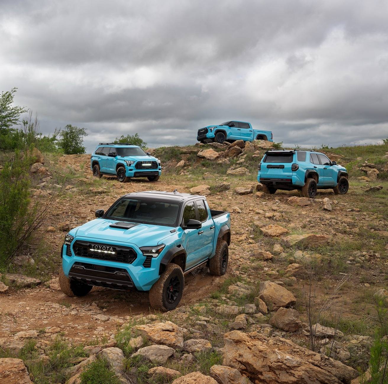 2025 Toyota 4runner "WAVE MAKER" is new 2026 4Runner TRD PRO color (photos & video) 🌊 2026_Toyota_TRDPro_Family_WaveMaker_2