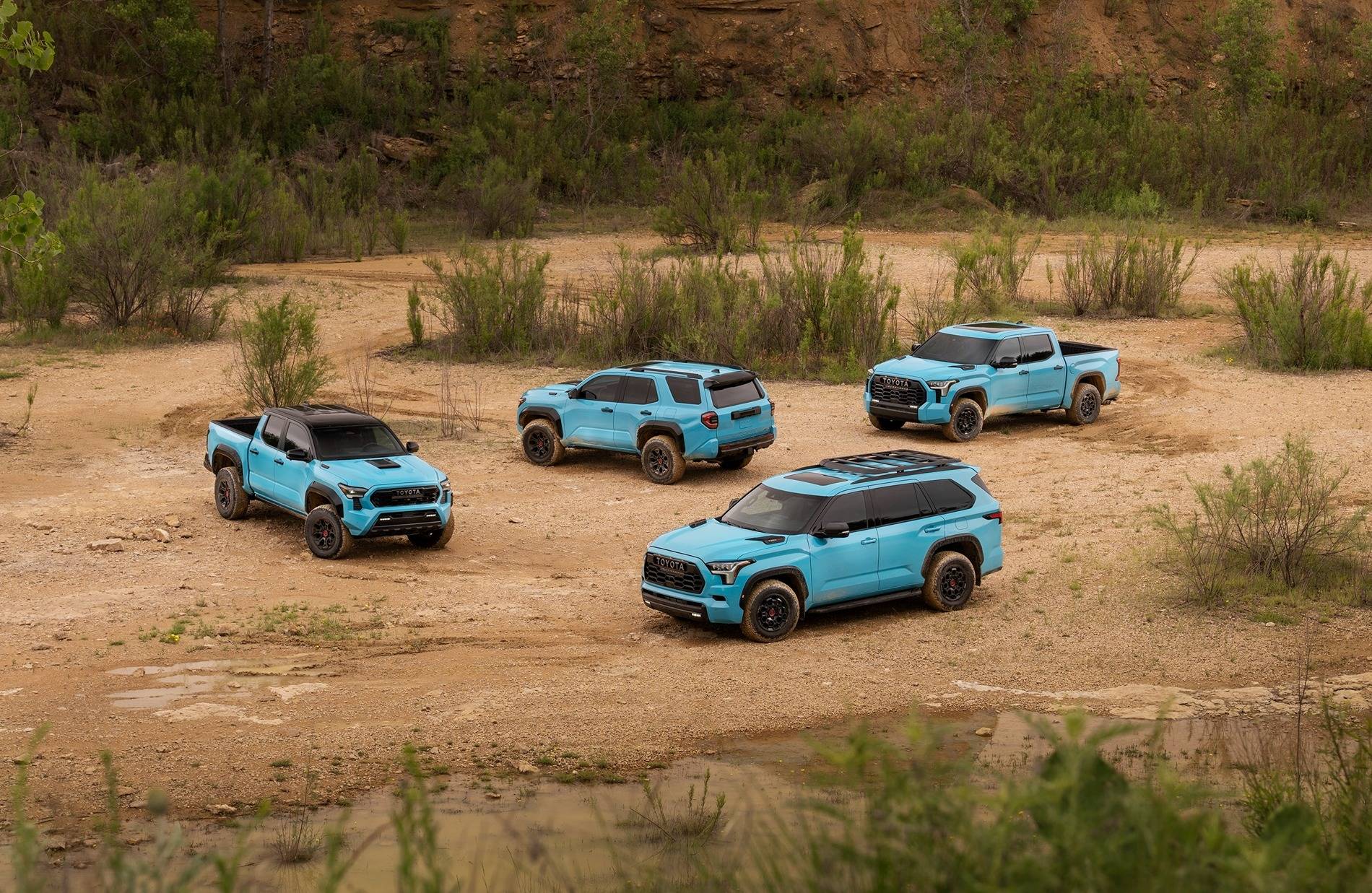 2025 Toyota 4runner "WAVE MAKER" is new 2026 4Runner TRD PRO color (photos & video) 🌊 2026_Toyota_TRDPro_Family_WaveMaker_1