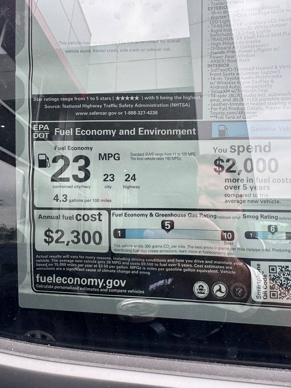 2025 Toyota 4runner Hybrid Real World MPG (iForce Max) - post your model, specs, general driving conditions, results: IMG_1322