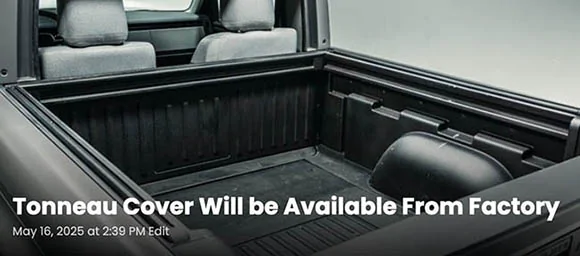 2025 4runner 6th gen SLATE Truck revealed as modular SUV & pickup. Priced under $20K after incentive Slate truck bed tonneau cover factory OEM