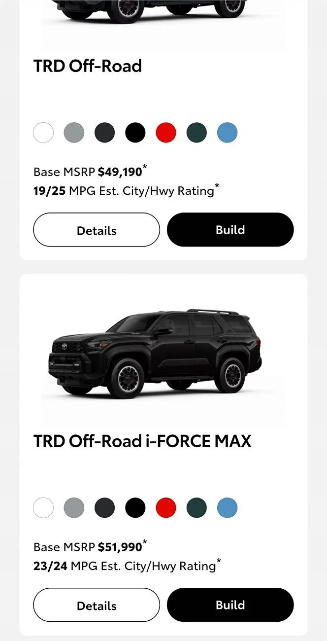 2025 4runner 6th gen Hybrid Real World MPG (iForce Max) - post your model, specs, general driving conditions, results: Screenshot_20250516_151233_Chrom