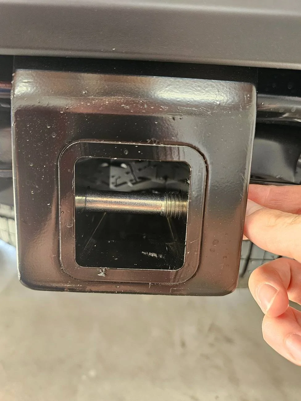 2025 4runner 6th gen One up bike rack and rear receiever issues 20250519_165034