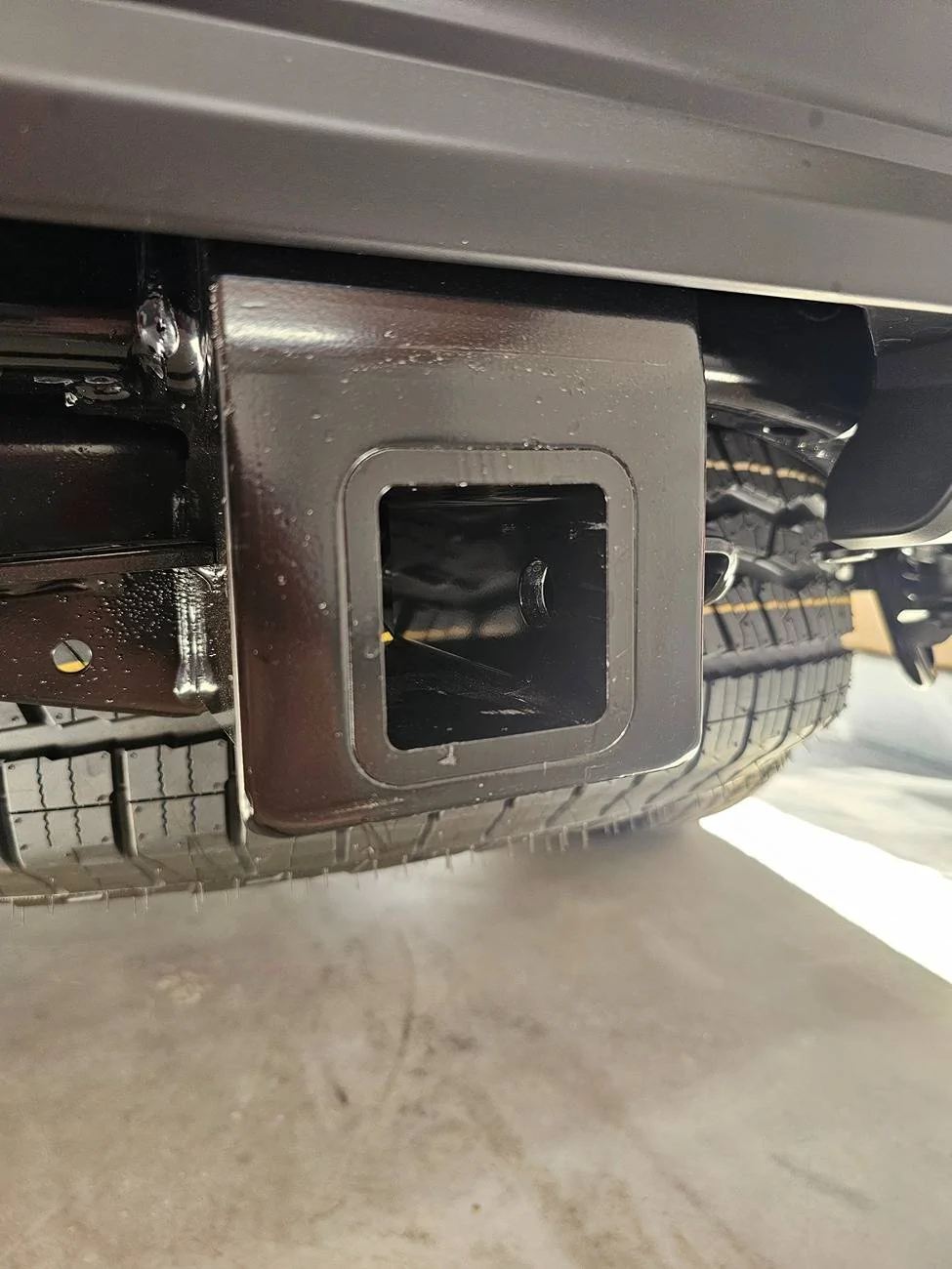 2025 4runner 6th gen One up bike rack and rear receiever issues 20250519_164957