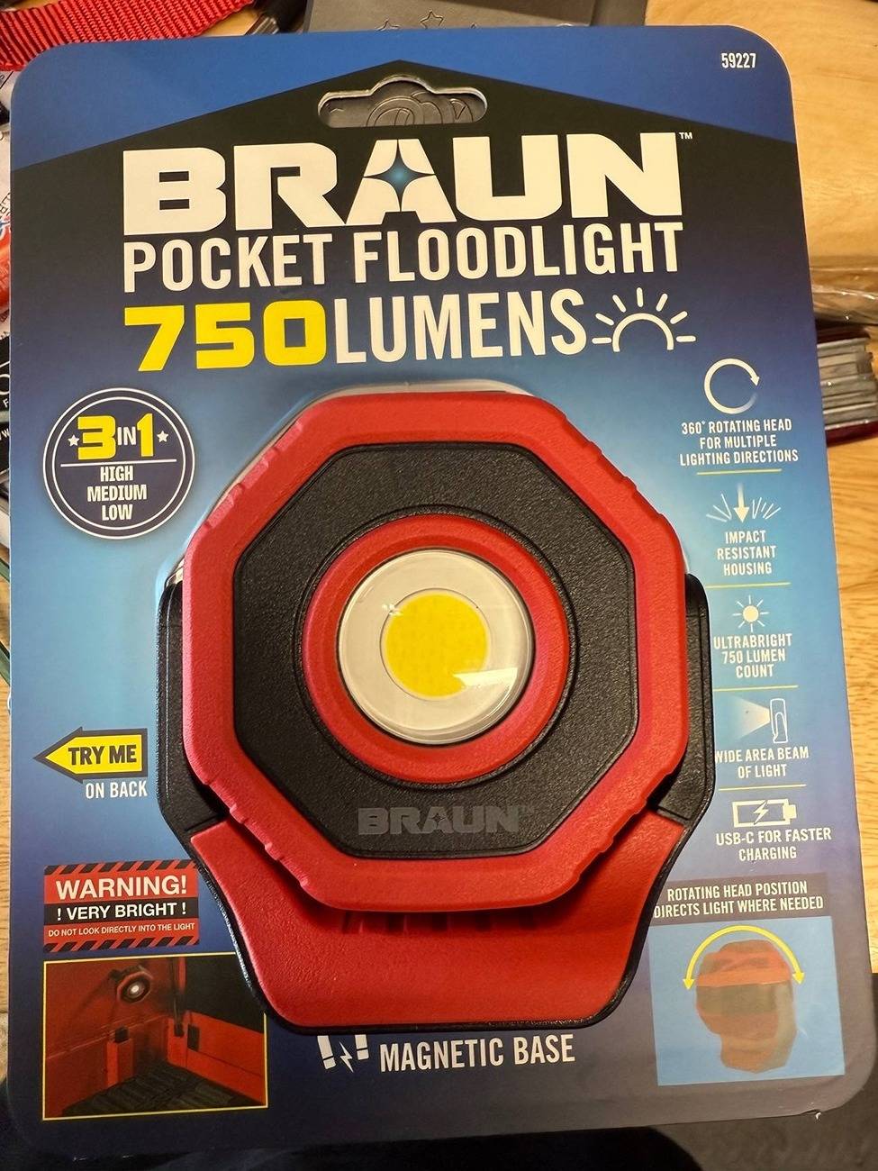2025 Toyota 4runner Better LED flashlight than OEM for side dash storage cubby (Braun Pocket Flood Light $30). Videos added Better flashlight than OEM in drivers side hidden storage cubby (Braun Pocket Flood Light) 1